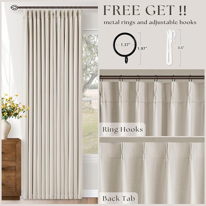 Extra Wide Blackout 70 x 108 Curtains - Image 4