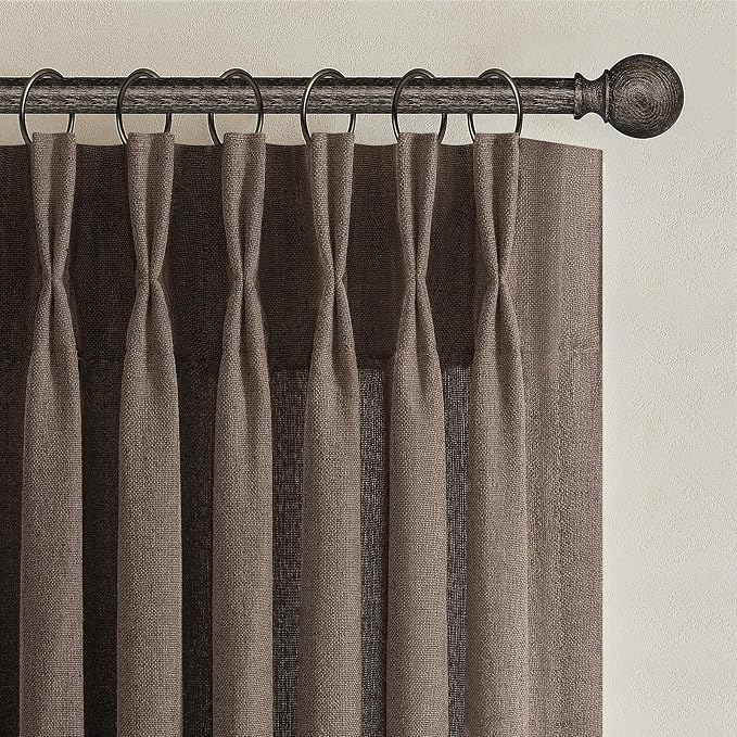 Extra Long 108 Inch Dark Brown Floor to Ceiling Curtains - Image 7
